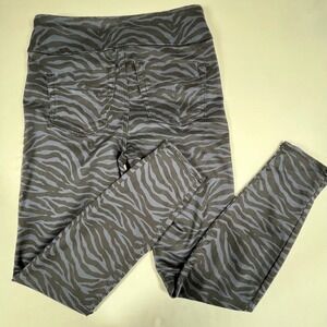 Rock‎ Republic Denim Fever Zebra Print Pull On Jegging Pants Trousers size 10